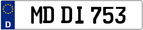 Truck License Plate